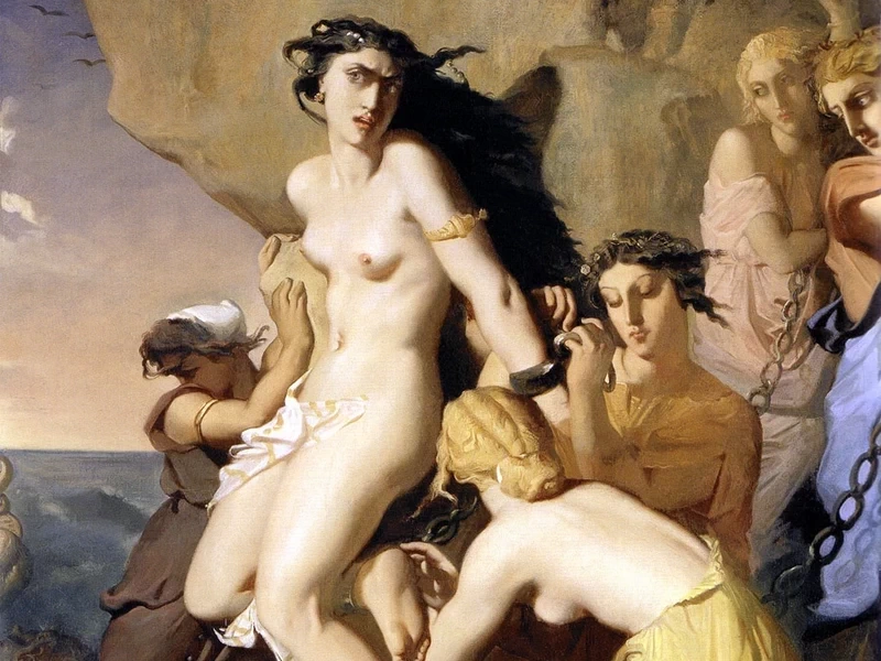 1819-Théodore Chassériau - Andromeda e le Nereidi - Musée du Louvre, Parigi
